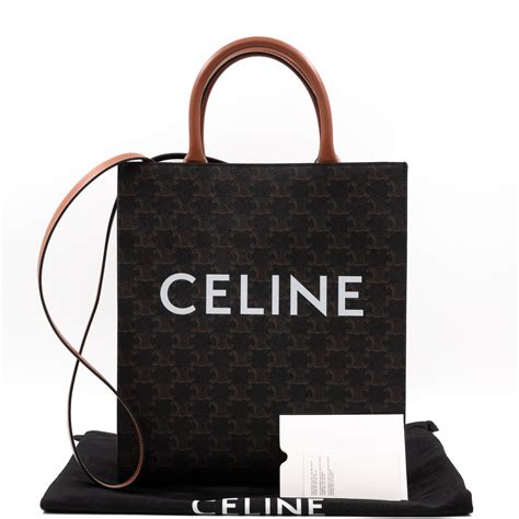 celine vertical cabas zip bag|MICRO VERTICAL CABAS IN TRIOMPHE CANVAS .